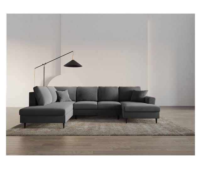 Панорамен диван Cosmopolitan Design Kyoto, светлосив