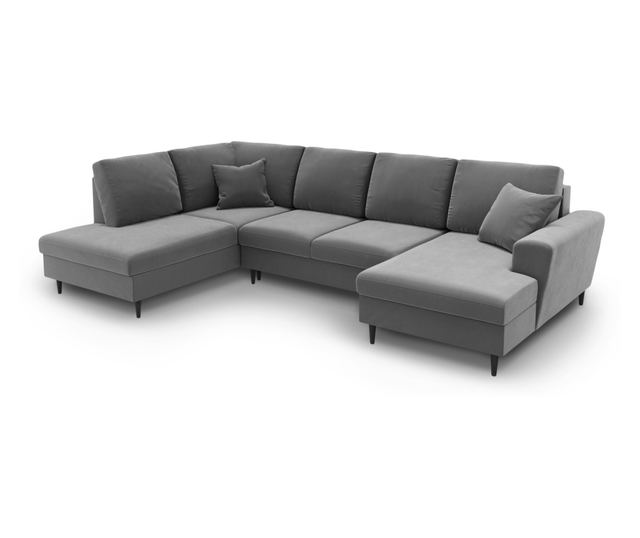 Панорамен диван Cosmopolitan Design Kyoto, светлосив