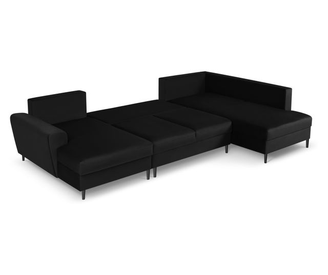 Панорамен диван Cosmopolitan Design Kyoto, черен