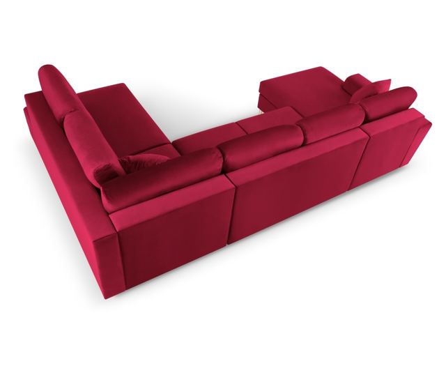 Панорамен диван Cosmopolitan Design, Kyoto, червен
