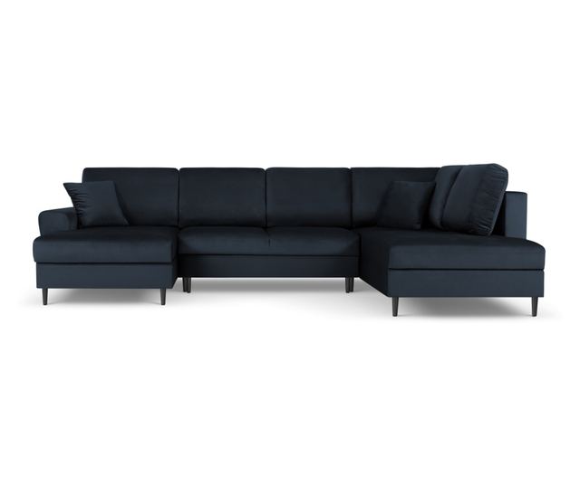 Панорамен диван Cosmopolitan Design Kyoto, тъмно син