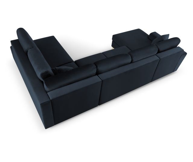 Панорамен диван Cosmopolitan Design Kyoto, тъмно син