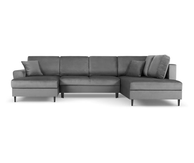 Панорамен диван Cosmopolitan Design Kyoto, светлосив