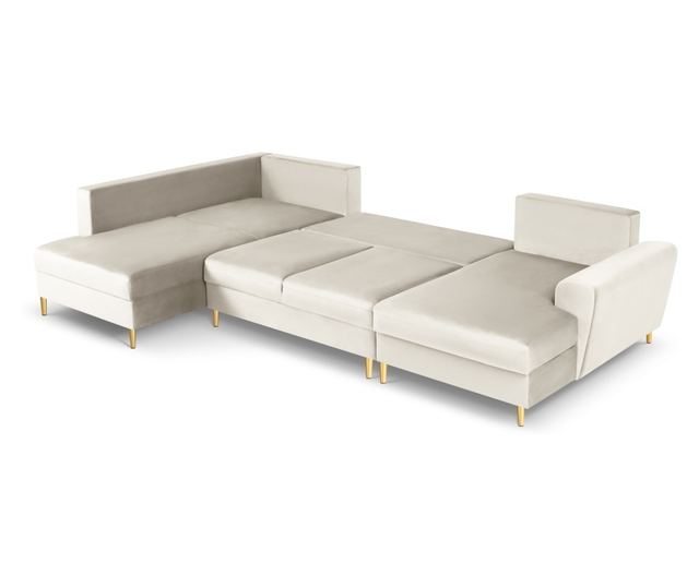 Панорамен диван Cosmopolitan Design Kyoto, светлобежов