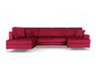 Панорамен диван Cosmopolitan Design Kyoto, червен