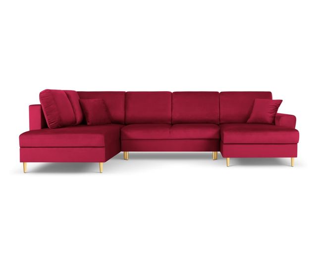 Панорамен диван Cosmopolitan Design Kyoto, червен