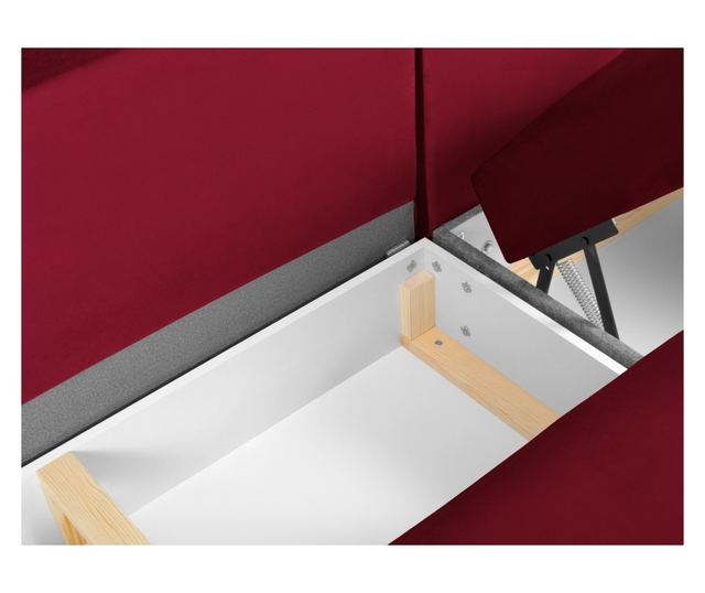 Панорамен диван Cosmopolitan Design Kyoto Red