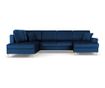 Панорамен диван Cosmopolitan Design Kyoto, кралско синьо