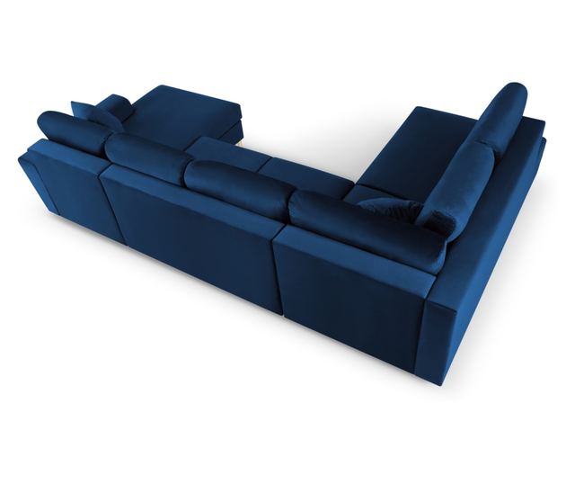 Панорамен диван Cosmopolitan Design Kyoto, кралско синьо