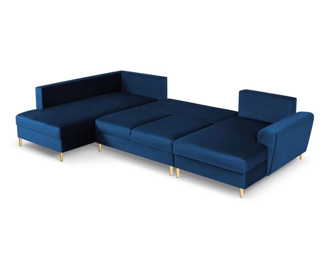 Панорамен диван Cosmopolitan Design Kyoto, кралско синьо