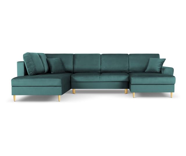 Панорамен диван Cosmopolitan Design Kyoto, тюркоаз