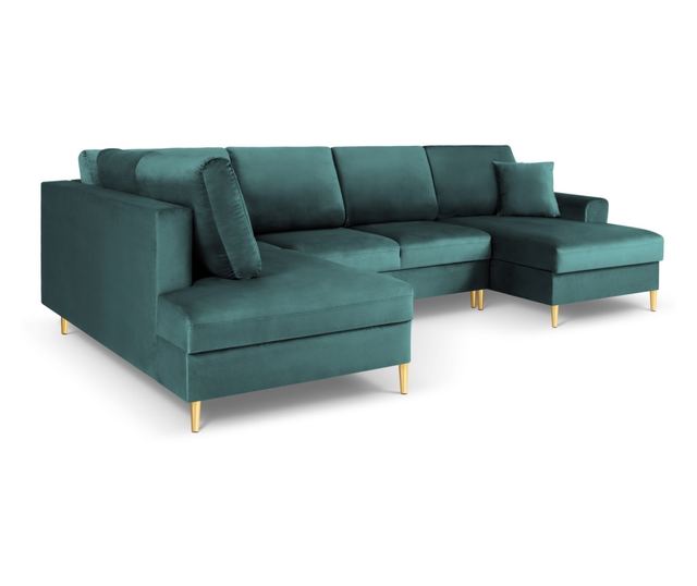 Панорамен диван Cosmopolitan Design Kyoto, тюркоаз