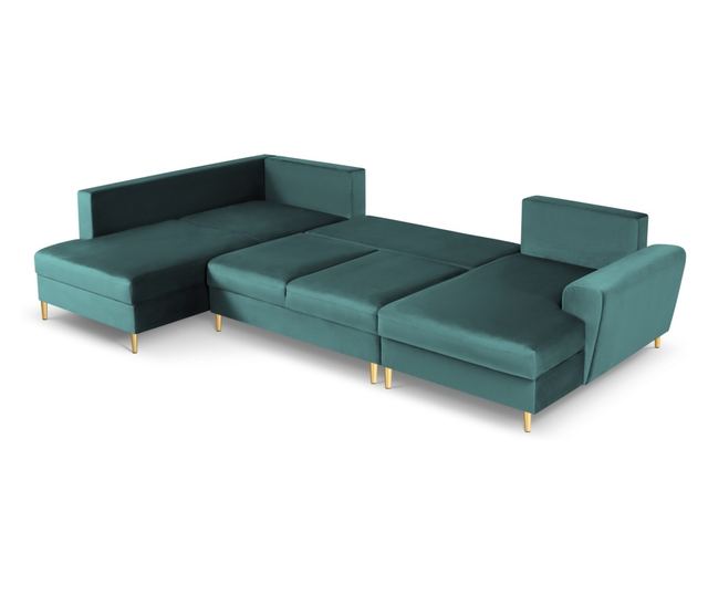 Панорамен диван Cosmopolitan Design Kyoto, тюркоаз