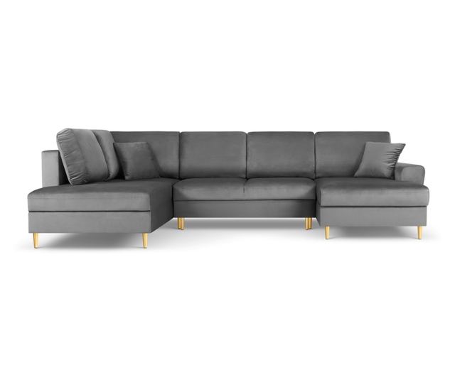 Панорамен диван Cosmopolitan Design Kyoto, светлосив