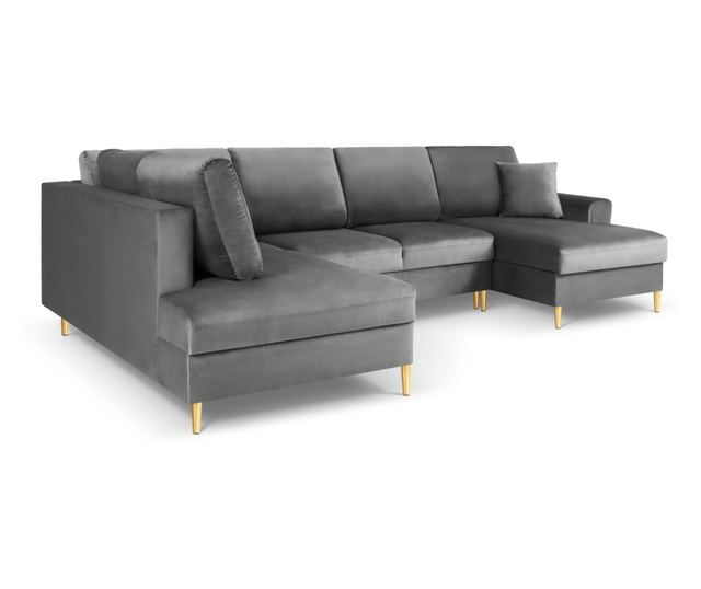 Панорамен диван Cosmopolitan Design Kyoto, светлосив