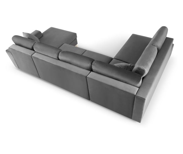 Панорамен диван Cosmopolitan Design Kyoto, светлосив
