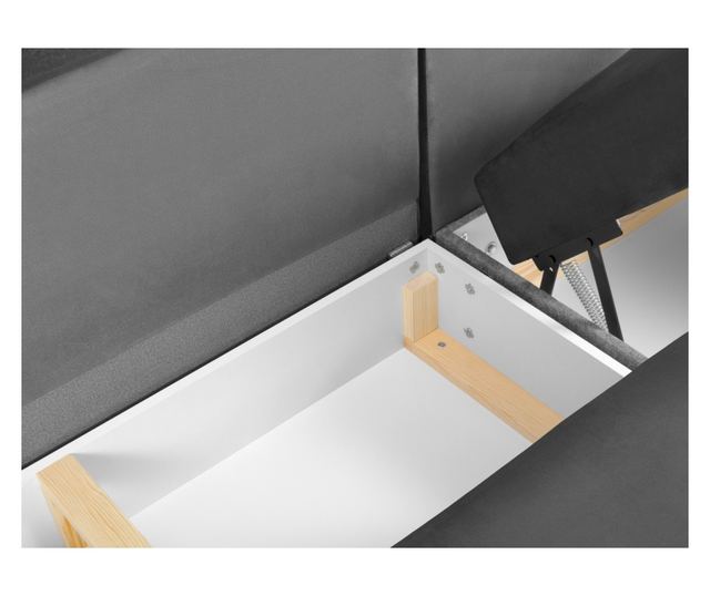 Панорамен диван Cosmopolitan Design Kyoto, светлосив