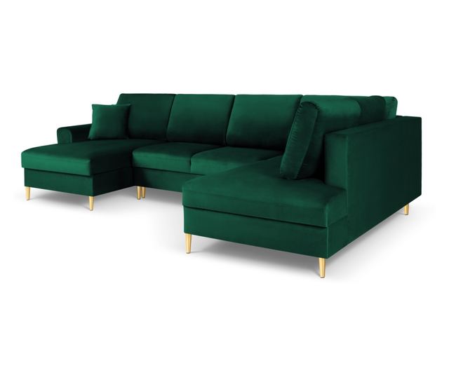 Панорамен диван Cosmopolitan Design Kyoto, тъмнозелен