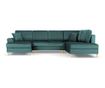 Панорамен диван Cosmopolitan Design Kyoto, тюркоаз