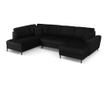 Панорамен диван Cosmopolitan Design, Kyoto, черен