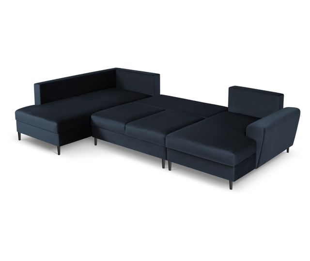 Панорамен диван Cosmopolitan Design Kyoto тъмносин