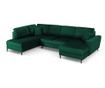 Панорамен диван Cosmopolitan Design Kyoto, тъмнозелен