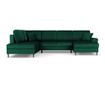 Панорамен диван Cosmopolitan Design Kyoto, тъмнозелен