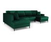 Панорамен диван Cosmopolitan Design Kyoto, тъмнозелен