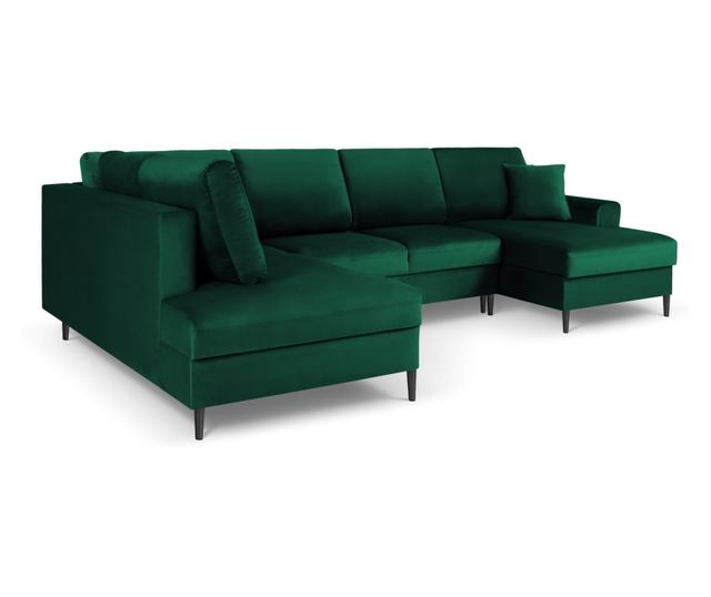 Панорамен диван Cosmopolitan Design Kyoto, тъмнозелен