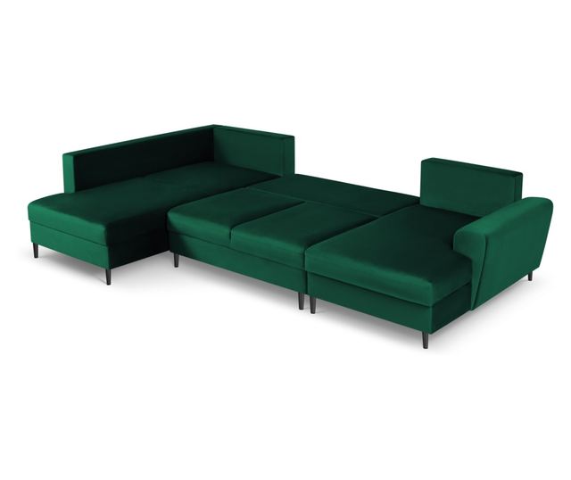 Панорамен диван Cosmopolitan Design Kyoto, тъмнозелен