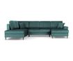 Панорамен диван Cosmopolitan Design Kyoto, тюркоаз