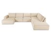 Ъглов диван с U-образна форма Milo Casa, Carlo, бежов