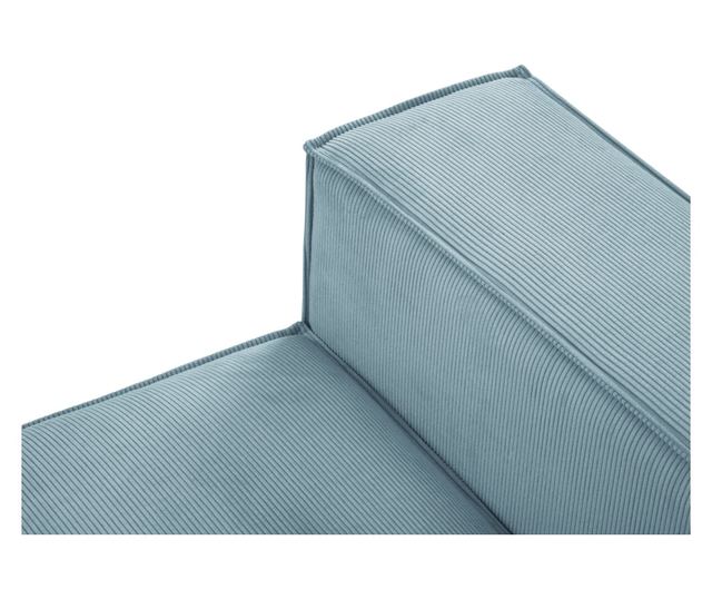 Ъглов диван с U-образна форма Milo Casa Carlo, светлосин