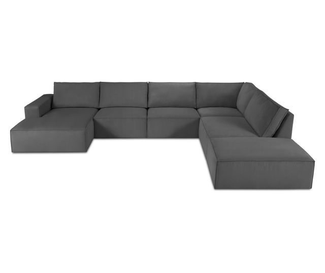 Ъглов диван с U-образна форма Milo Casa Carlo, сив