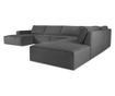 Ъглов диван с U-образна форма Milo Casa Carlo, сив
