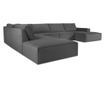 Ъглов диван с U-образна форма Milo Casa Carlo, сив