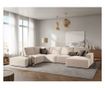 Ъглов диван с U-образна форма Milo Casa Carlo, светлобежов