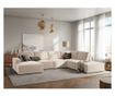 Ъглов диван с U-образна форма Milo Casa Carlo, светлобежов