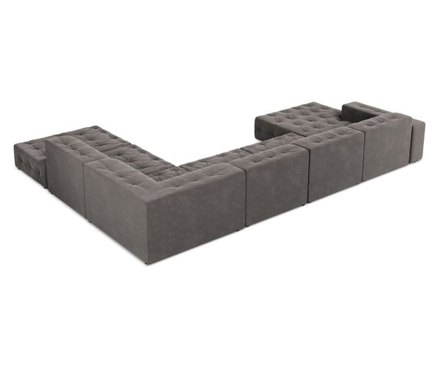 Секционен диван Milo Casa Aldo Light Gray U-образен