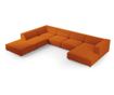 Ъглов диван с U-образна форма Cosmopolitan Design Arendal, теракота