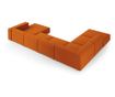 Ъглов диван с U-образна форма Cosmopolitan Design Arendal, теракота