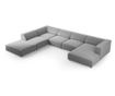 Ъглов диван Cosmopolitan Design Arendal U-образен, светлосив