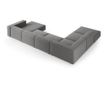 Ъглов диван Cosmopolitan Design Arendal U-образен, топло сив