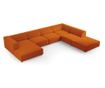 Ъглов диван Cosmopolitan Design Arendal U-образен, Теракота