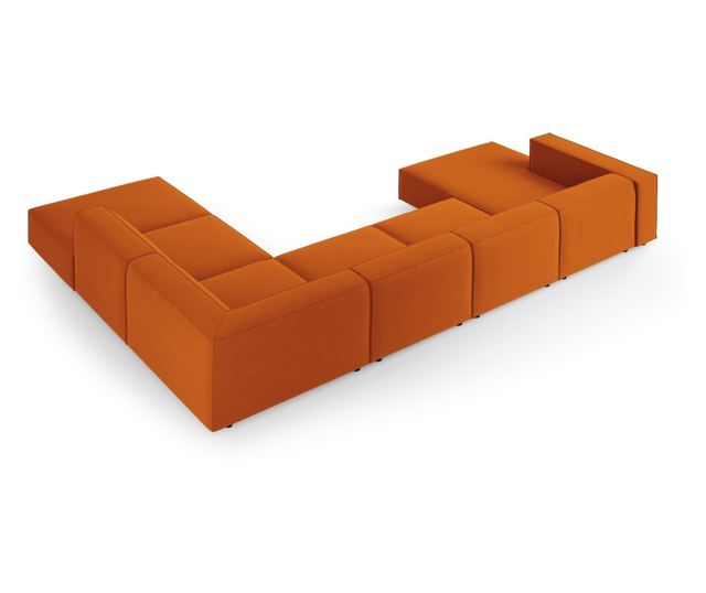 Ъглов диван Cosmopolitan Design Arendal U-образен, Теракота