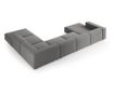 Ъглов диван Cosmopolitan Design Arendal U-образен, топло сив