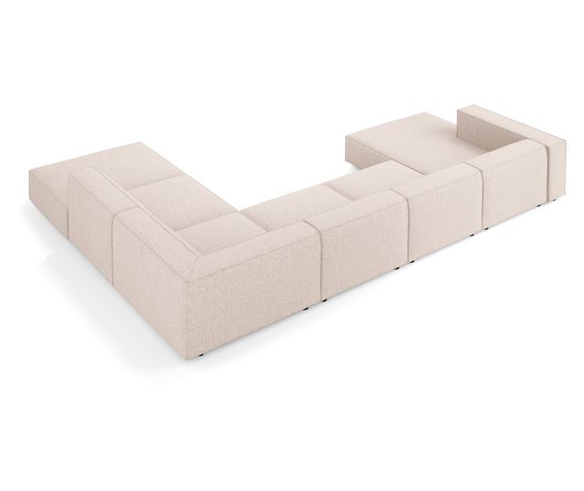 Ъглов диван Cosmopolitan Design Arendal U-образен, бежов