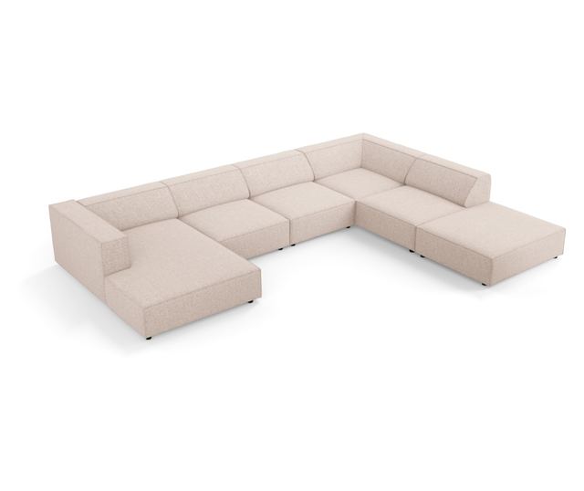 Ъглов диван Cosmopolitan Design Arendal U-образен, бежов