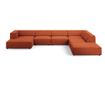 Ъглов диван Cosmopolitan Design Arendal U-образен, Теракота