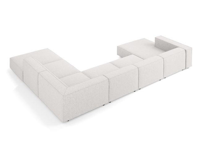 Ъглов диван Cosmopolitan Design Arendal U-образен, светлосив